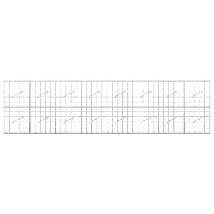 Gabion cu fir de 5 mm și plasă de 10x10 cm 400x10x100 cm WALTI