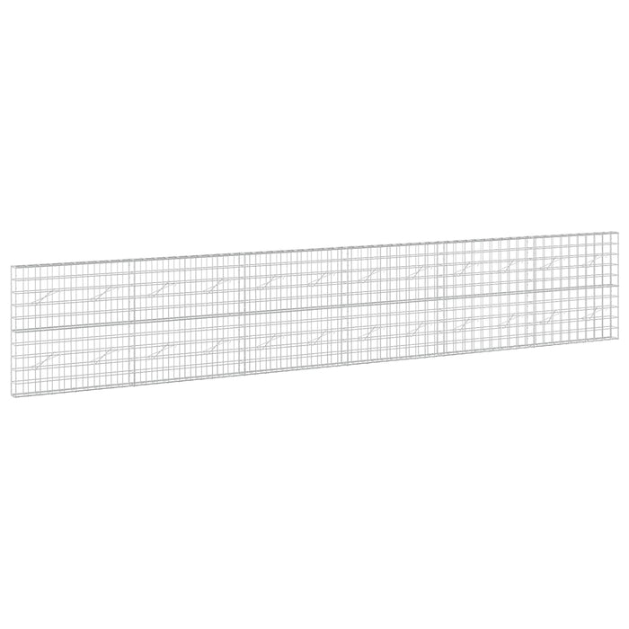 Gabion cu fir de 5 mm și plasă de 10x10 cm 600x10x100 cm WALTI