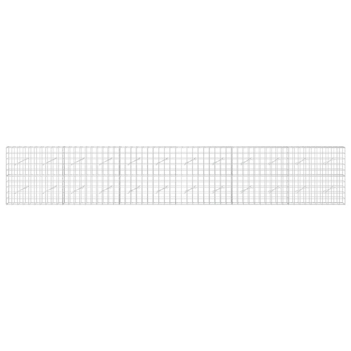 Gabion cu fir de 5 mm și plasă de 10x10 cm 600x10x100 cm WALTI