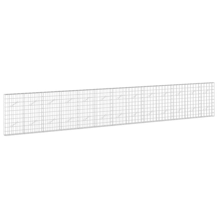 Gabion cu fir de 5 mm și plasă de 10x10 cm 650x10x100 cm WALTI