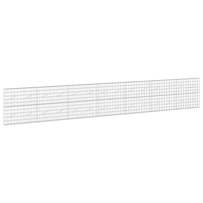 Gabion cu fir de 5 mm și plasă de 10x10 cm 700x10x100 cm WALTI