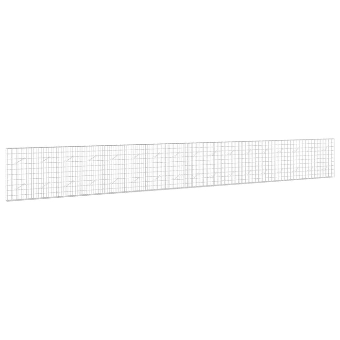 Gabion cu fir de 5 mm și plasă de 10x10 cm 850x10x100 cm WALTI