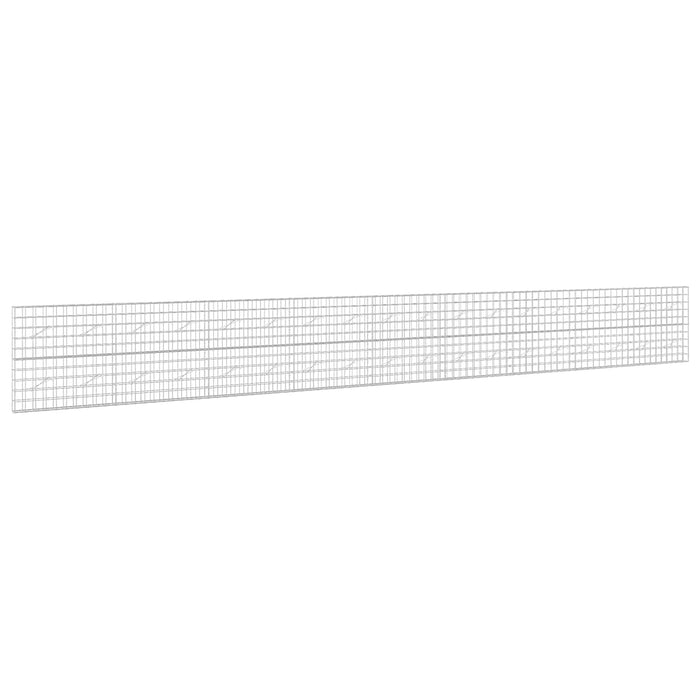 Gabion cu fir de 5 mm și plasă de 10x10 cm 900x10x100 cm WALTI