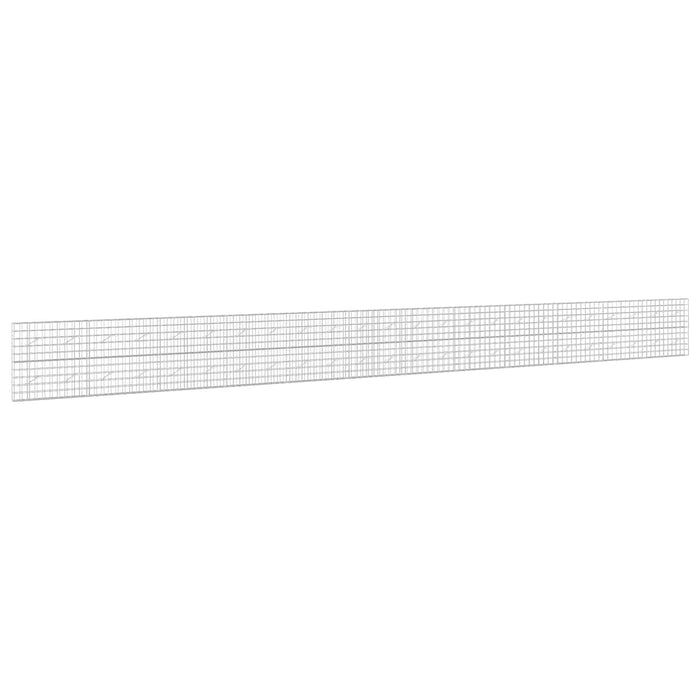 Gabion cu fir de 5 mm și plasă de 10x10 cm 1200x10x100 cm WALTI