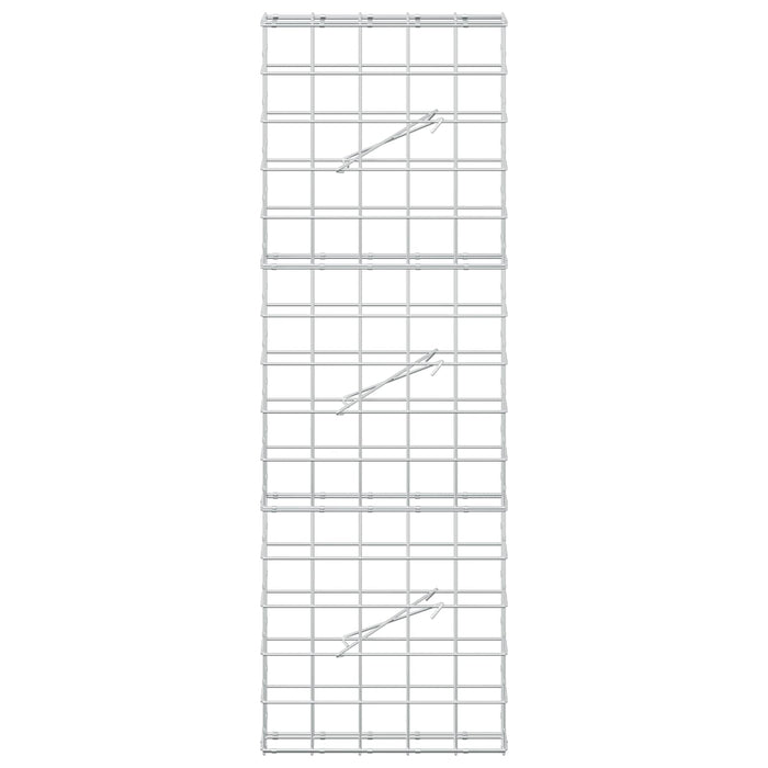 Gabion cu fir de 5 mm și plasă de 10x10 cm 50x10x150 cm WALTI
