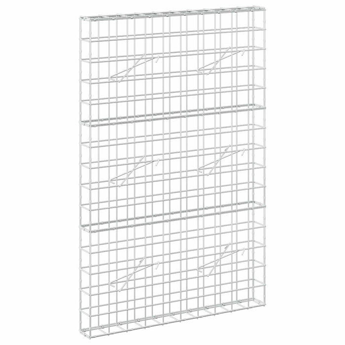 Gabion cu fir de 5 mm și plasă de 10x10 cm 100x10x150 cm WALTI