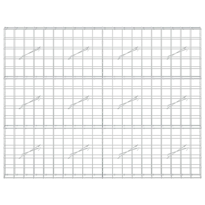 Gabion cu fir de 5 mm și plasă de 10x10 cm 200x10x150 cm WALTI