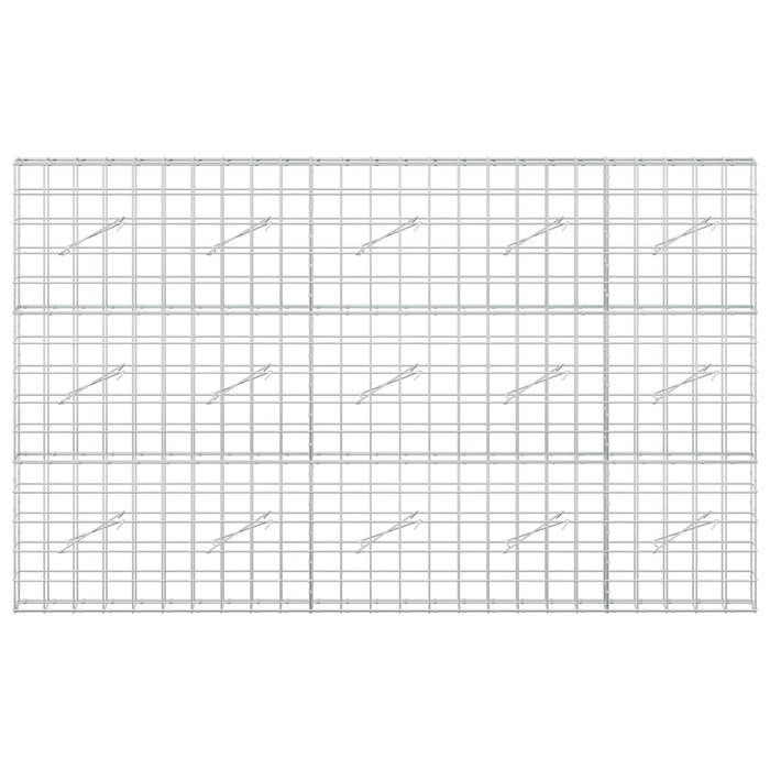 Gabion cu fir de 5 mm și plasă de 10x10 cm 250x10x150 cm WALTI