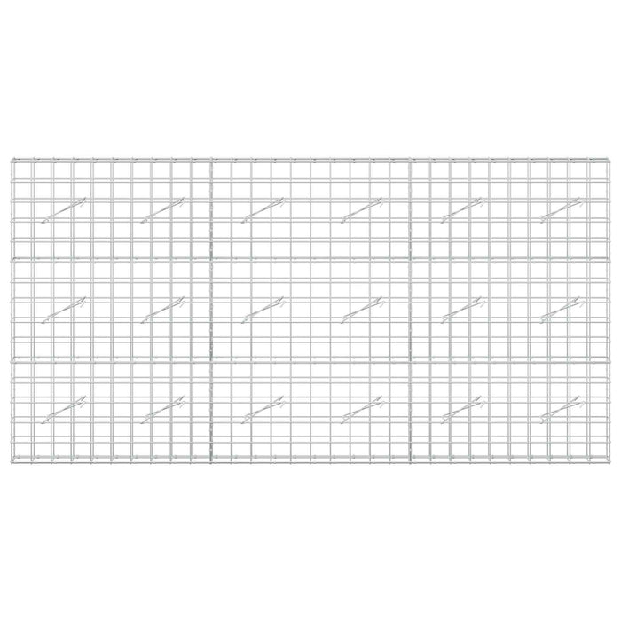 Gabion cu fir de 5 mm și plasă de 10x10 cm 300x10x150 cm WALTI