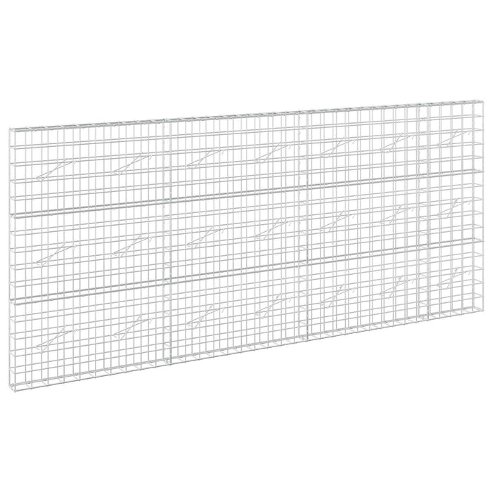 Gabion cu fir de 5 mm și plasă de 10x10 cm 350x10x150 cm WALTI