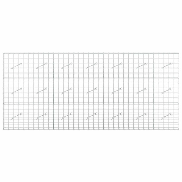 Gabion cu fir de 5 mm și plasă de 10x10 cm 350x10x150 cm WALTI