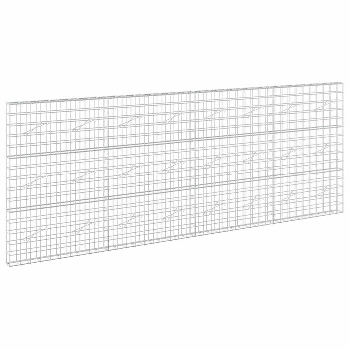 Gabion cu fir de 5 mm și plasă de 10x10 cm 400x10x150 cm WALTI