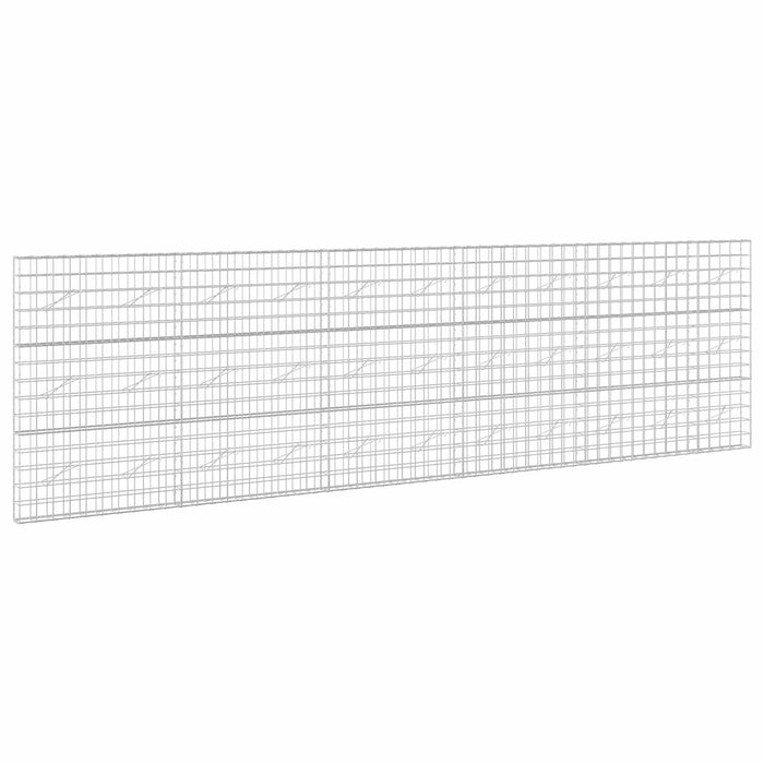 Gabion cu fir de 5 mm și plasă de 10x10 cm 550x10x150 cm WALTI