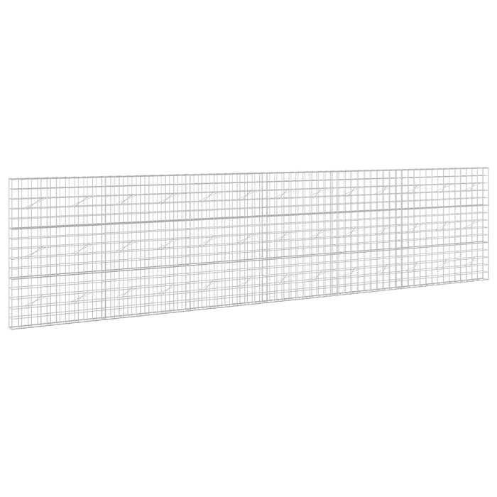 Gabion cu fir de 5 mm și plasă de 10x10 cm 650x10x150 cm WALTI