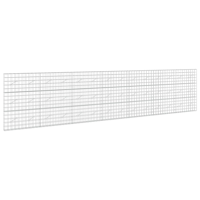 Gabion cu fir de 5 mm și plasă de 10x10 cm 700x10x150 cm WALTI