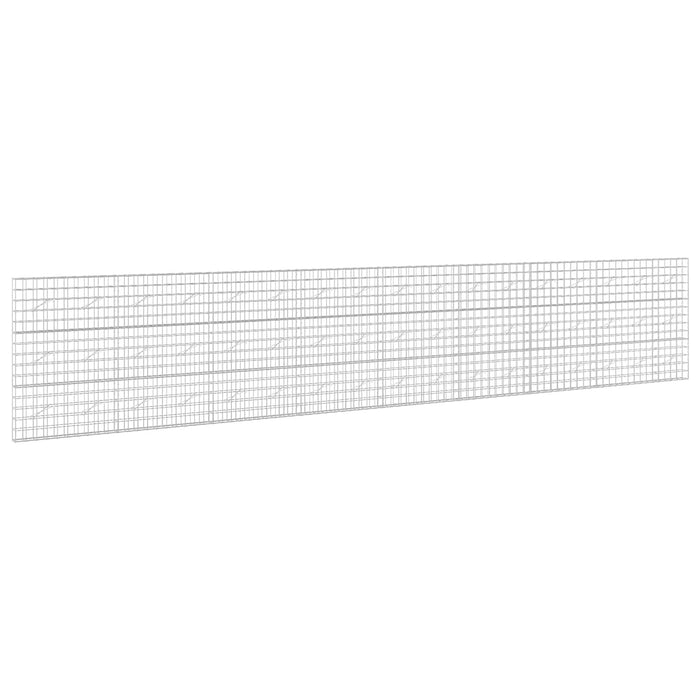 Gabion cu fir de 5 mm și plasă de 10x10 cm 850x10x150 cm WALTI
