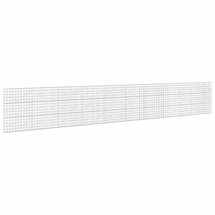 Gabion cu fir de 5 mm și plasă de 10x10 cm 1000x10x150 cm WALTI