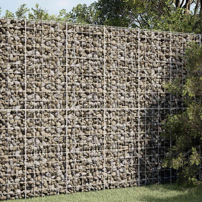 Gabion cu fir de 5 mm și plasă de 10x10 cm 100x10x200 cm WALTI