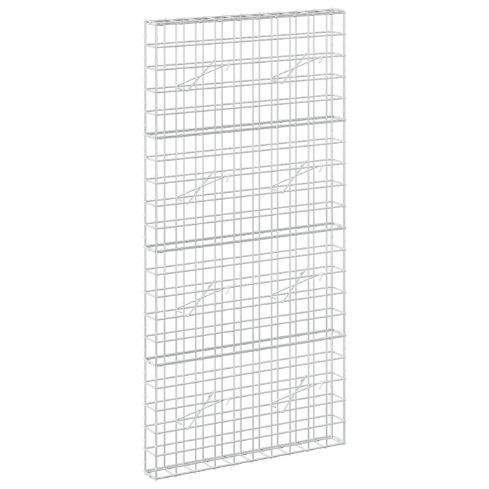 Gabion cu fir de 5 mm și plasă de 10x10 cm 100x10x200 cm WALTI