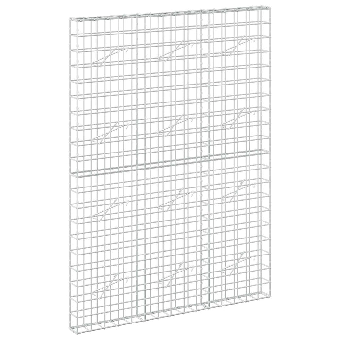 Gabion cu fir de 5 mm și plasă de 10x10 cm 150x10x200 cm WALTI
