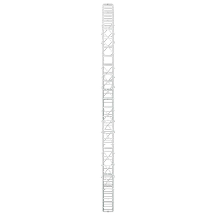 Gabion cu fir de 5 mm și plasă de 10x10 cm 150x10x200 cm WALTI