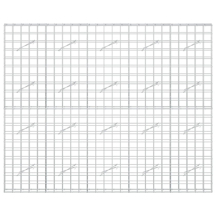 Gabion cu fir de 5 mm și plasă de 10x10 cm 250x10x200 cm WALTI