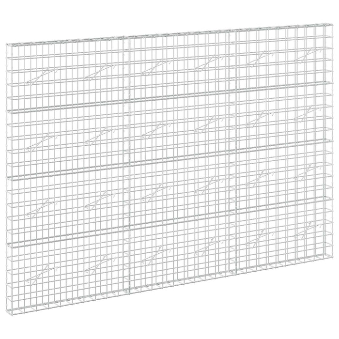 Gabion cu fir de 5 mm și plasă de 10x10 cm 300x10x200 cm WALTI