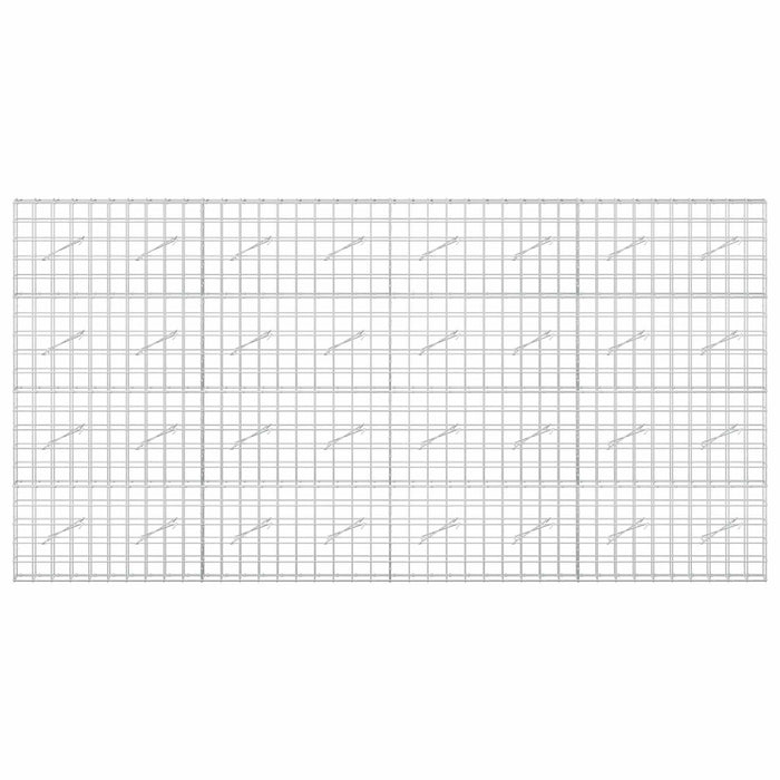 Gabion cu fir de 5 mm și plasă de 10x10 cm 400x10x200 cm WALTI