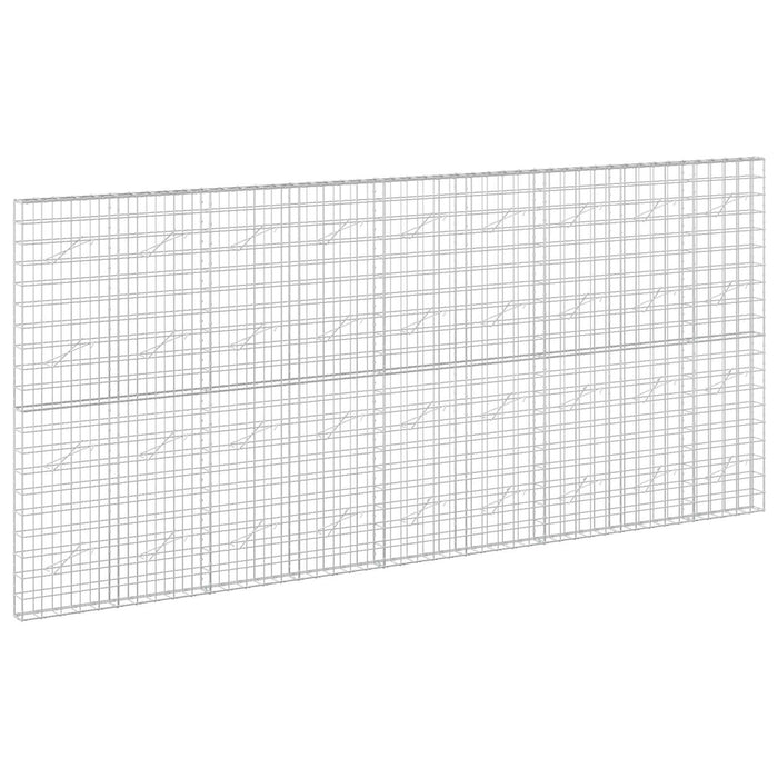 Gabion cu fir de 5 mm și plasă de 10x10 cm 450x10x200 cm WALTI