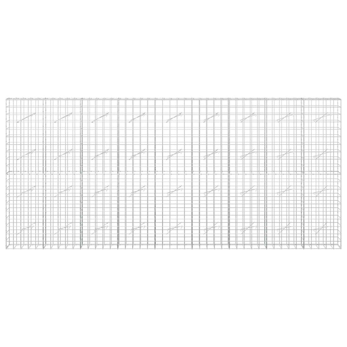 Gabion cu fir de 5 mm și plasă de 10x10 cm 450x10x200 cm WALTI