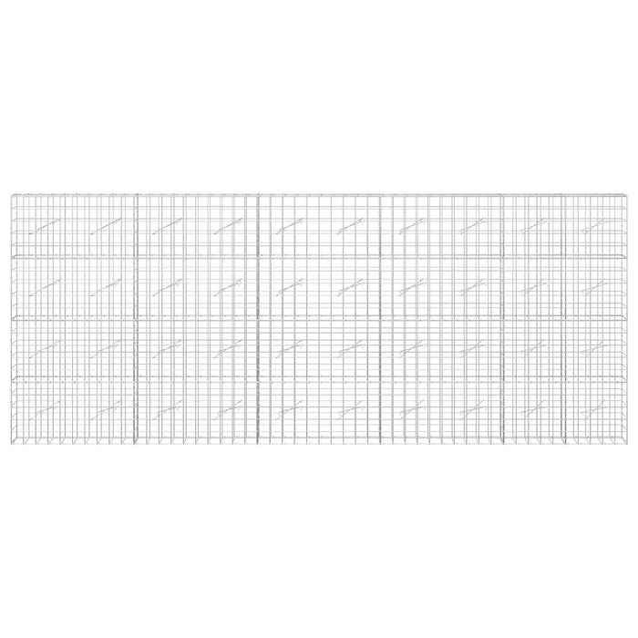 Gabion cu fir de 5 mm și plasă de 10x10 cm 500x10x200 cm WALTI