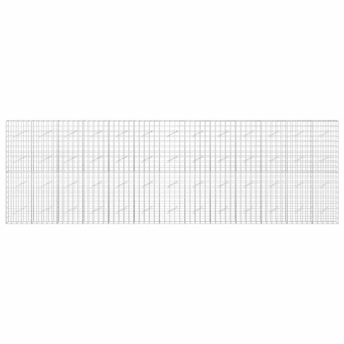 Gabion cu fir de 5 mm și plasă de 10x10 cm 650x10x200 cm WALTI