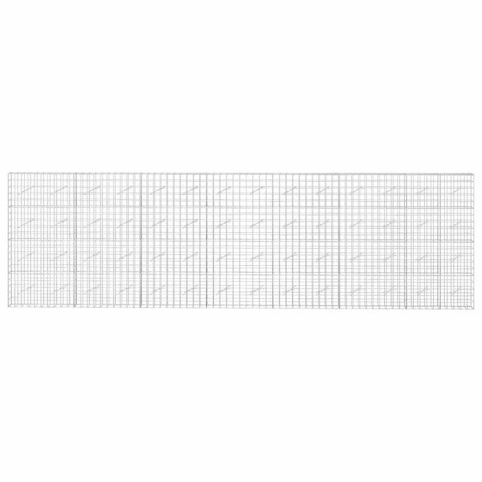 Gabion cu fir de 5 mm și plasă de 10x10 cm 700x10x200 cm WALTI
