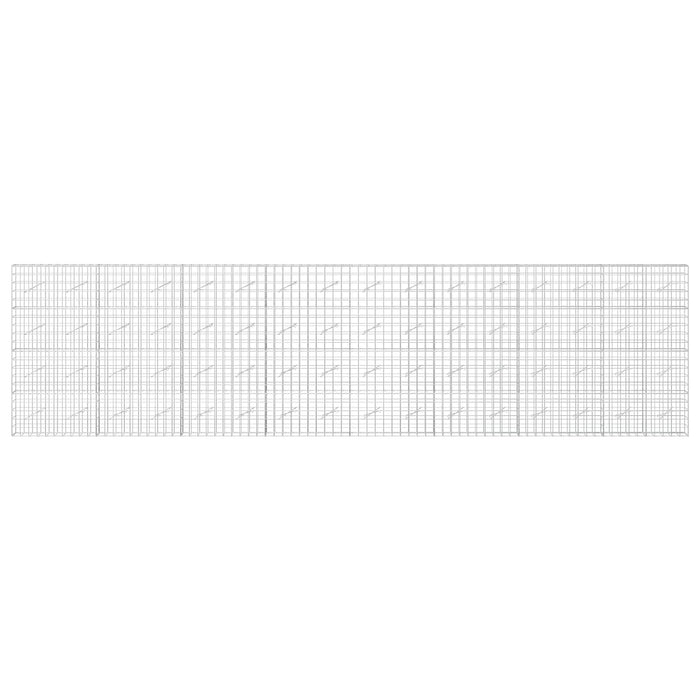 Gabion cu fir de 5 mm și plasă de 10x10 cm 800x10x200 cm WALTI