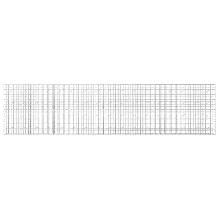 Gabion cu fir de 5 mm și plasă de 10x10 cm 850x10x200 cm - WALTI WALTI