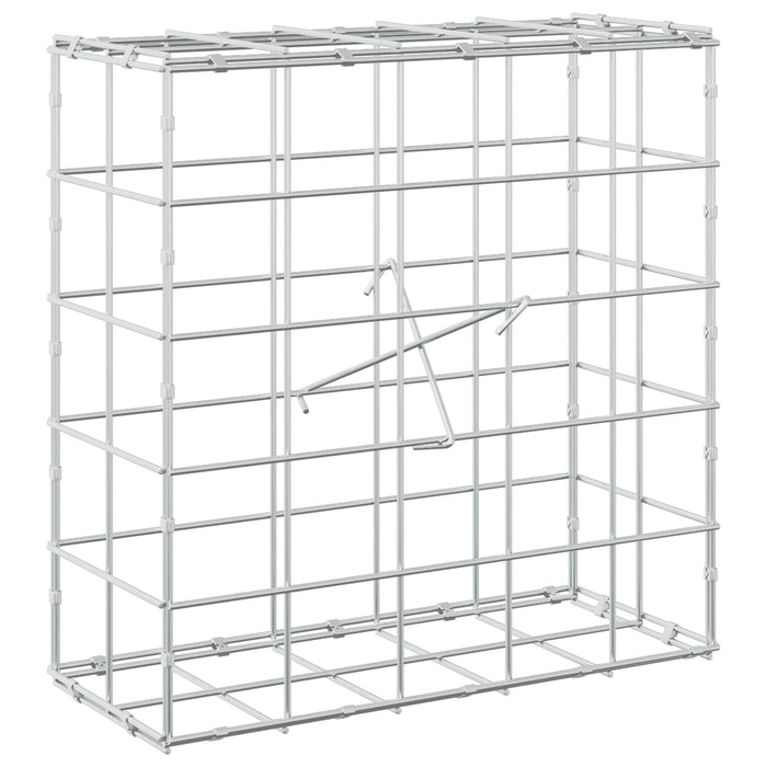 Gabion cu fir de 5 mm și plasă de 10x10 cm 50x20x50 cm WALTI