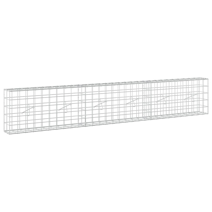 Gabion cu fir de 5 mm și plasă de 10x10 cm 300x20x50 cm WALTI