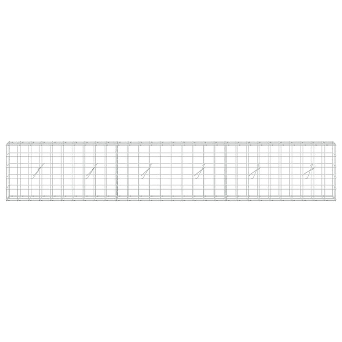 Gabion cu fir de 5 mm și plasă de 10x10 cm 300x20x50 cm WALTI