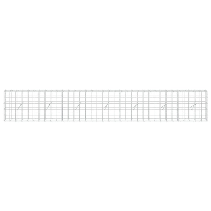 Gabion cu fir de 5 mm și plasă de 10x10 cm 350x20x50 cm WALTI