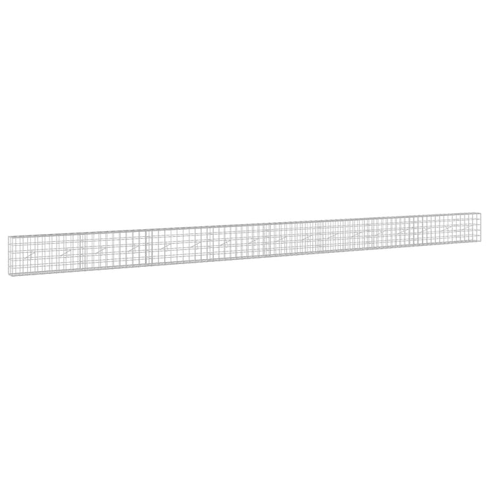 Gabion cu fir de 5 mm și plasă de 10x10 cm 850x20x50 cm WALTI