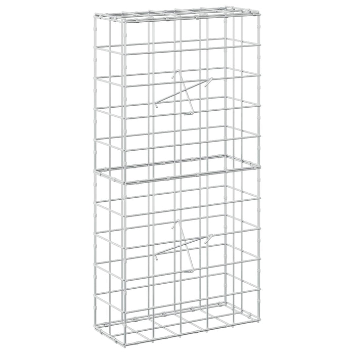 Gabion cu fir de 5 mm și plasă de 10x10 cm 50x20x100 cm WALTI