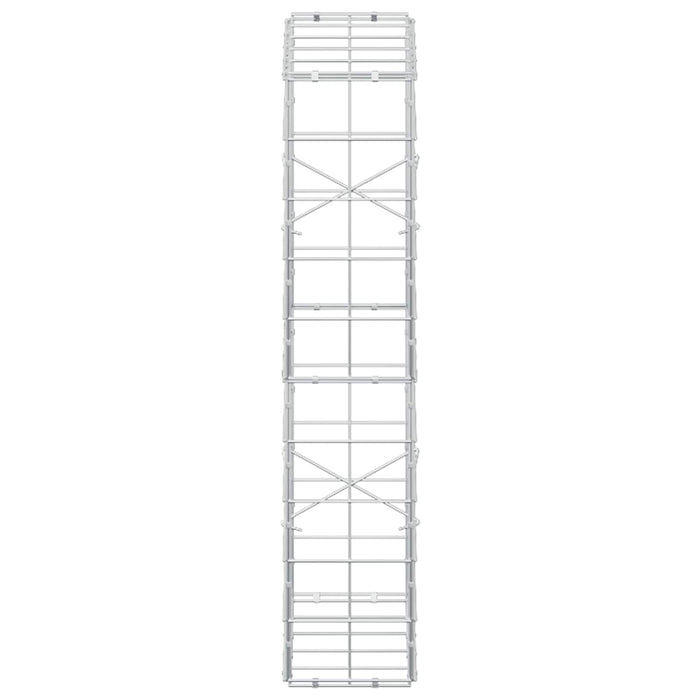 Gabion cu fir de 5 mm și plasă de 10x10 cm 50x20x100 cm WALTI