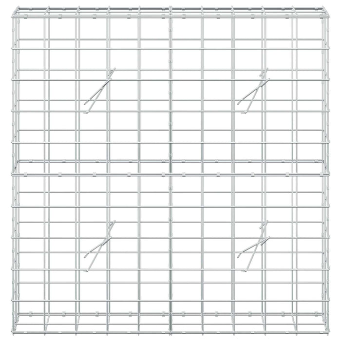 Gabion cu fir de 5 mm și plasă de 10x10 cm 100x20x100 cm WALTI