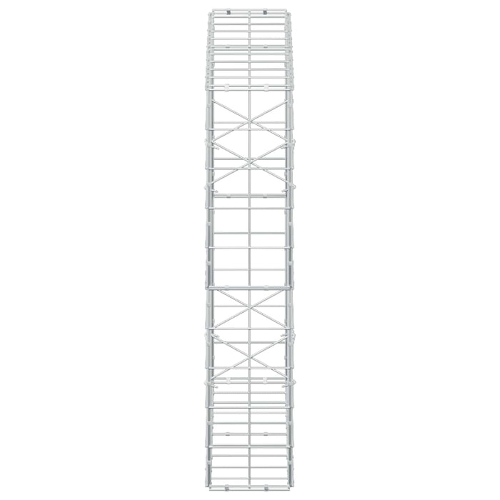 Gabion cu fir de 5 mm și plasă de 10x10 cm 100x20x100 cm WALTI