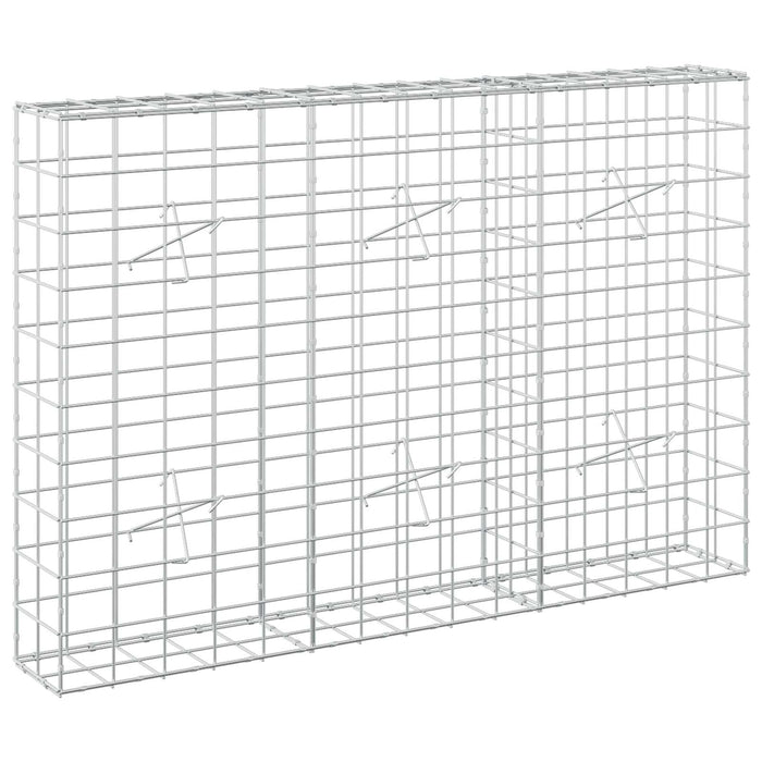 Gabion cu fir de 5 mm și plasă de 10x10 cm 150x20x100 cm WALTI