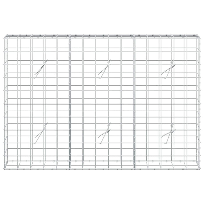 Gabion cu fir de 5 mm și plasă de 10x10 cm 150x20x100 cm WALTI