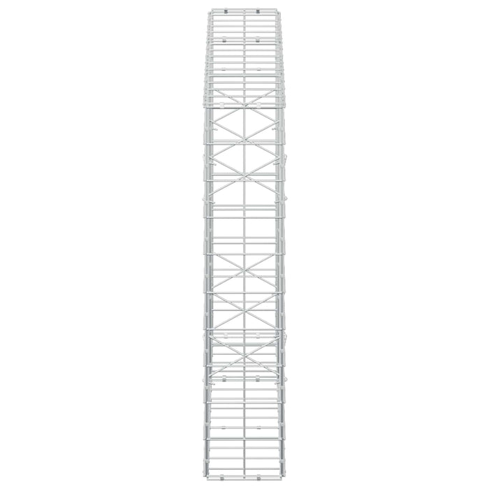 Gabion cu fir de 5 mm și plasă de 10x10 cm 150x20x100 cm WALTI