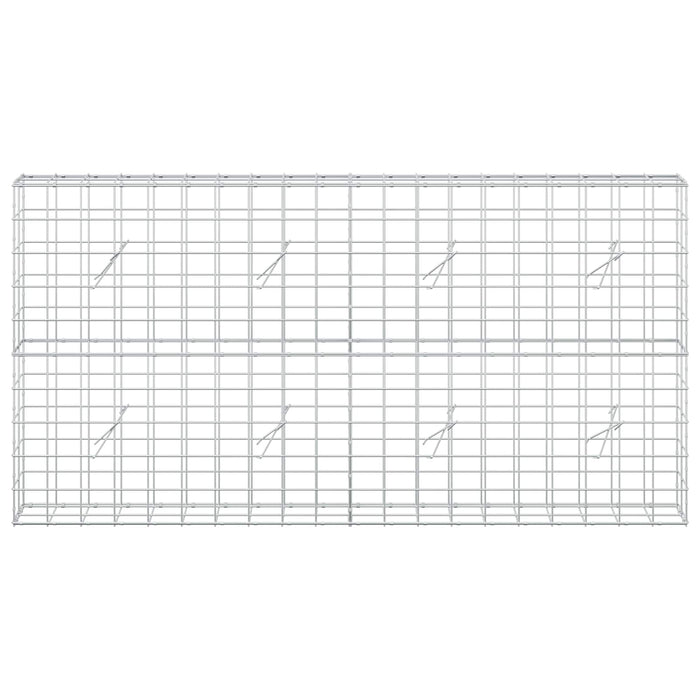 Gabion cu fir de 5 mm și plasă de 10x10 cm 200x20x100 cm WALTI