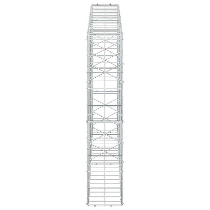 Gabion cu fir de 5 mm și plasă de 10x10 cm 200x20x100 cm WALTI