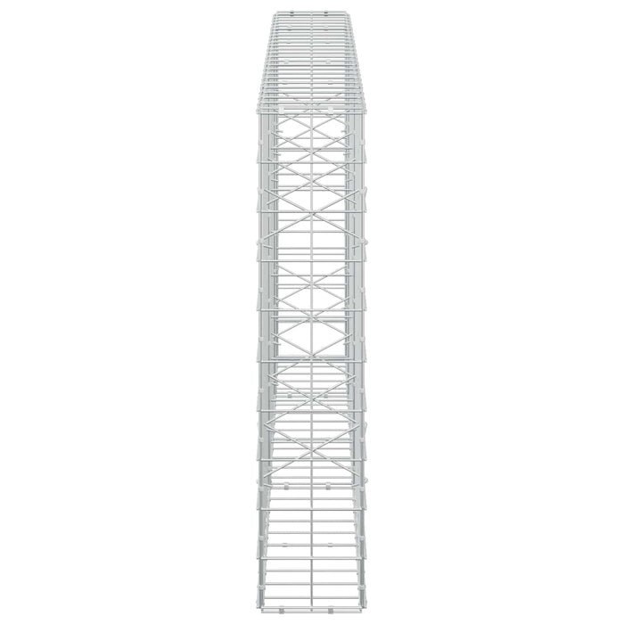 Gabion cu fir de 5 mm și plasă de 10x10 cm 250x20x100 cm WALTI